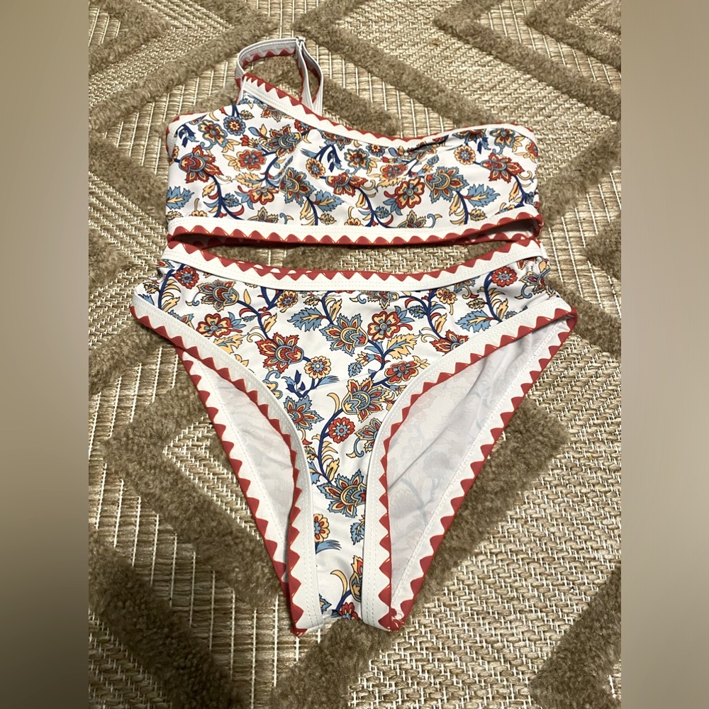 shein side strap bikini
